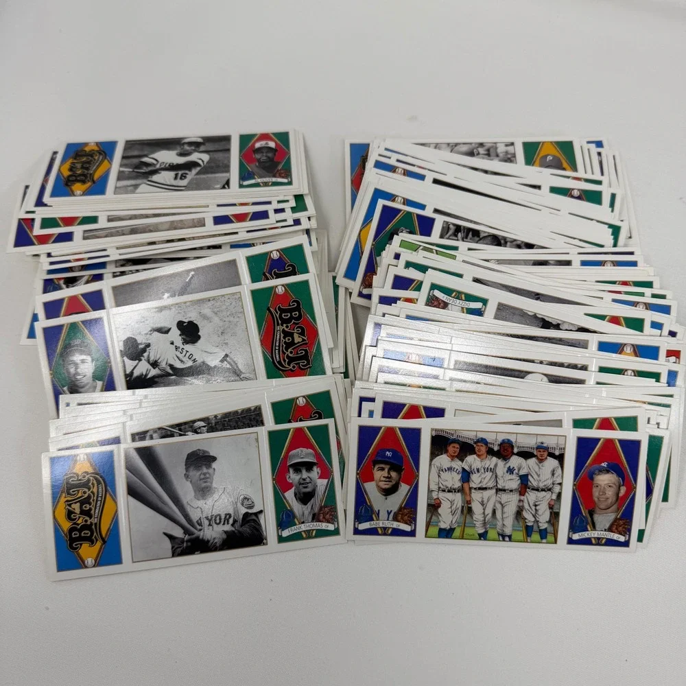 1993 Upper Deck B.A.T. Cooperstown‎ Collection Baseball Card Lot Ruth Mantle